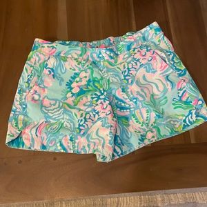 Lilly Pulitzer, 5” Ocean View Short, worn twice, size XS